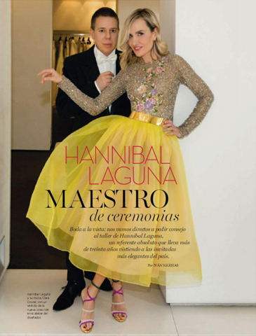 CLARA COUREL Y HANNIBAL LAGUNA EN LA REVISTA AR