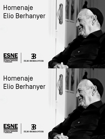 Homenaje Elio Berhanyer en ESNE (Escuela Universitaria de Diseño)