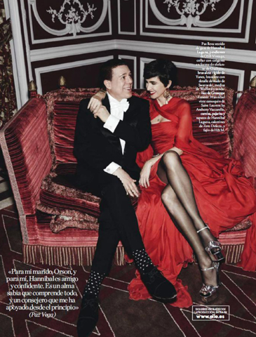 PAZ VEGA Y HANNIBAL LAGUNA EN REVISTA ELLE